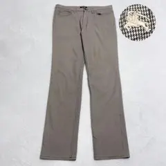 バーバリーブラックレーベル 千鳥格子柄ストレッチパンツ 79 ホースロゴ刺繍のサムネイル