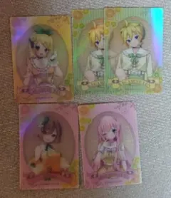 フリューくじ 鏡音リン・レン　巡音ルカ　MEIKO クリアカード