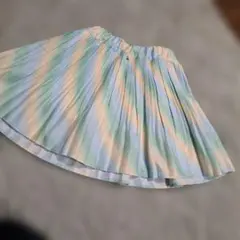 キッズ　プリーツスカート風　キュロット130