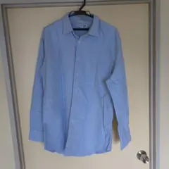 UNIQLO×JW ANDERSON 長袖シャツ Lサイズ ライトブルー