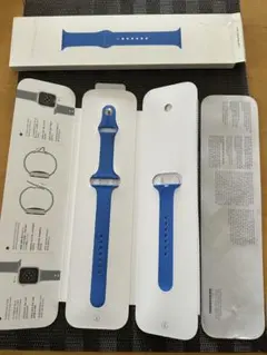 Apple Watch純正☆ラバーバンド☆44mm！ブルー！