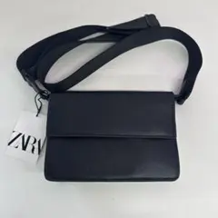 【新品】ZARA ショルダーバッグ ブラック（I-31）ｙ
