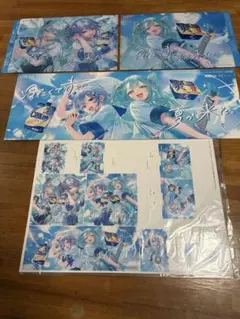 LOTTE 初音ミク ＊星街すいせい、二つ折りボート、クリアファイル、シートのサムネイル
