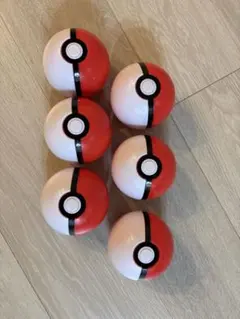 ポケモン モンスターボール 6個セット　ガチャガチャ