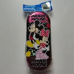 ディズニー ミッキーマウス ミニーマウス フリー缶 メガネケース 筆箱 新品