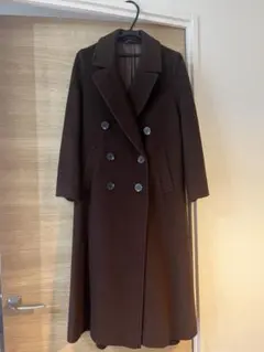 COCODEAL バックフレアロングコート　ブラウンのサムネイル