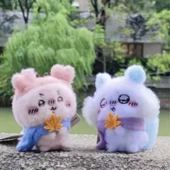 ちいかわ　中国　miniso 限定　マスコット　マフラー　古本屋　モモンガ