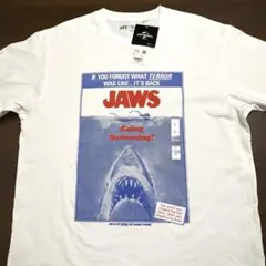 【新品未使用】Lサイズ JAWSジョーズ ユニクロUT Tシャツ ホワイト