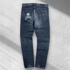 stussy mastermind スカル刺繍 ブラック デニム w34のサムネイル