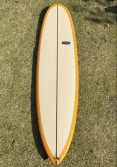 almond サーフボード 7'6 イエローオレンジ