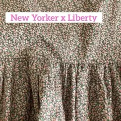美品　NEWYORKER リバティ フレアスカート