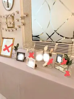 結婚式　ウェルカムスペース　セット売り　エレガント