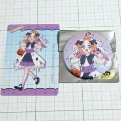 【匿名配送】名探偵プリキュア　ハロウィン　缶バッジ　クリアカード　キュアアンサー