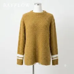 美品 BAYFLOW ベイフロー ボアニット セーター マスタード サイズ3のサムネイル