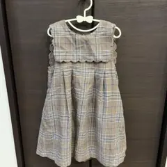 プティマイン 2wayスカラップ襟ジャンスカ 110cm