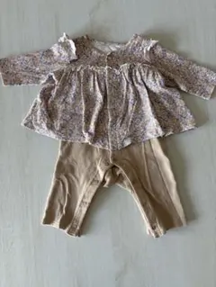 花柄ロンパース・カバーオール 70