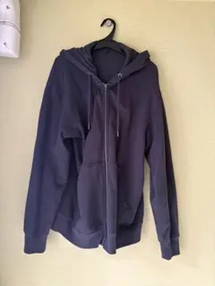 UNIQLO スウェットフルジップパーカー　メンズ　M チャコール