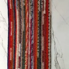 手編みマフラー