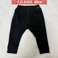 ★ F.O.KIDS ブラックデニム　パンツ 80㎝
