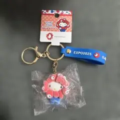 ハローキティ EXPO2025 キーホルダー ミャクミャク 万博 サンリオ