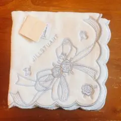 JILL STUART リボン刺繍 ハンカチ