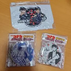 名探偵コナン クリアポーチとピンバッジセット