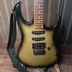 90s FERNANDES ギター GOTOHペグ装備 キルトメイプル柄グリーン - メルカリ