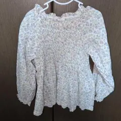 tete a tete 花柄 長袖ブラウス 110cm