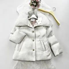 未使用*ハーリップトゥ GoldButtonTweeddown ダウンジャケットのサムネイル