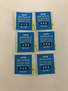 週刊プレイボーイ　ホリプロ ニューヒロインプロジェクト　応募券6枚