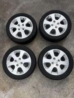 Nissan 14インチ ホイールセット165/55R14 Nissan 14インチ ホイールセット165/55R14 - メルカリ