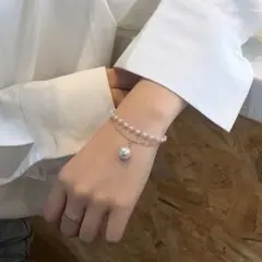 ブレスレット　ゴールド　パール　人気 ♥️新商品♥️おしゃれ　真珠　レディース