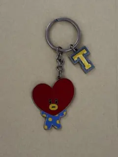 BT21 ハート型キャラクター キーホルダー