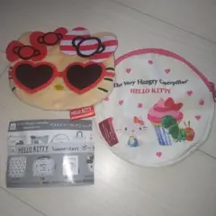 【サンリオ】ガチャガチャ　キティ　日焼けキティ　はらぺこあおむし　コラボ