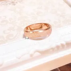 4㎜ キラリング ステンレスリング ステンレス指輪 ピンキーリング ピンク