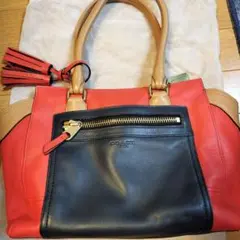 COACH LEGACY　カラーブロック　レザー