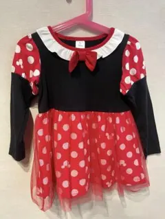 ミニーマウス　ワンピース　100