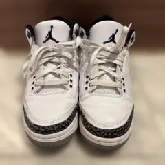 ナイキ エアジョーダン 3 rétroスニーカー ホワイト/パープル