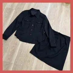 レディース 大きめサイズ セットアップ スカート ラメ入り フォーマル