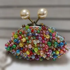 オリジナルハンドメイドビーズがま口