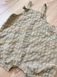 サロペット　オーバーオール　チェック　韓国