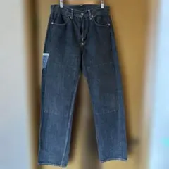 Warehouse ウエアハウスセコハン ブラックセルビッジジーンズ 