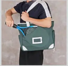 新品 テニスラケットトートバッグ 2本収納 シューズコンパートメント付き