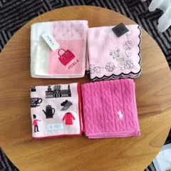 FURLA アナスイ ポロタオルハンカチ 4点セット