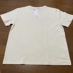 【新品　未使用品】GUwomanカラークルーネック半袖TシャツMサイズ