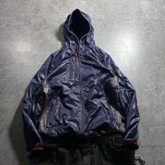 00s【PUMA】zip hood jacket/Y2K/star 星柄 光沢◎