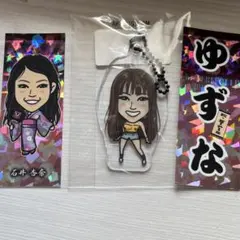 武部柚那 石井杏奈 千社札 ステッカー クリアチャーム