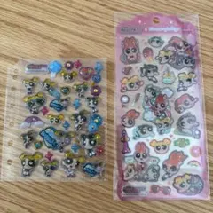 パワーパフガールズ　ドロップジュエリーシール、バブルス　うるちゅるポップシール