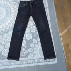 あ*き様 UNIQLO スリムフィット ストレートデニム