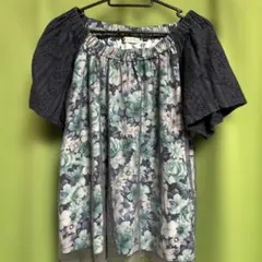 axes femme 花柄 半袖チュニック　FREEのサムネイル